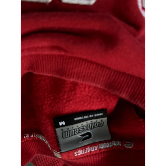 Colosseum Red Crew Neck Sweatshirt Ohio State Buckeyes Medium - Picture 3 of 4